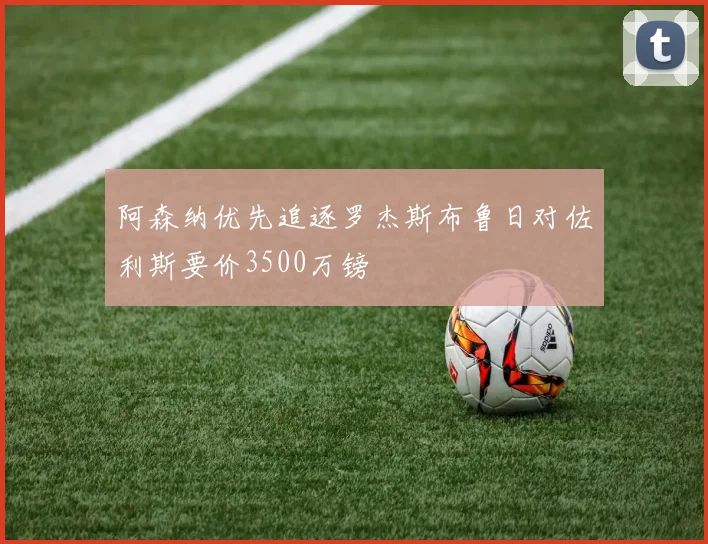 阿森纳优先追逐罗杰斯布鲁日对佐利斯要价3500万镑